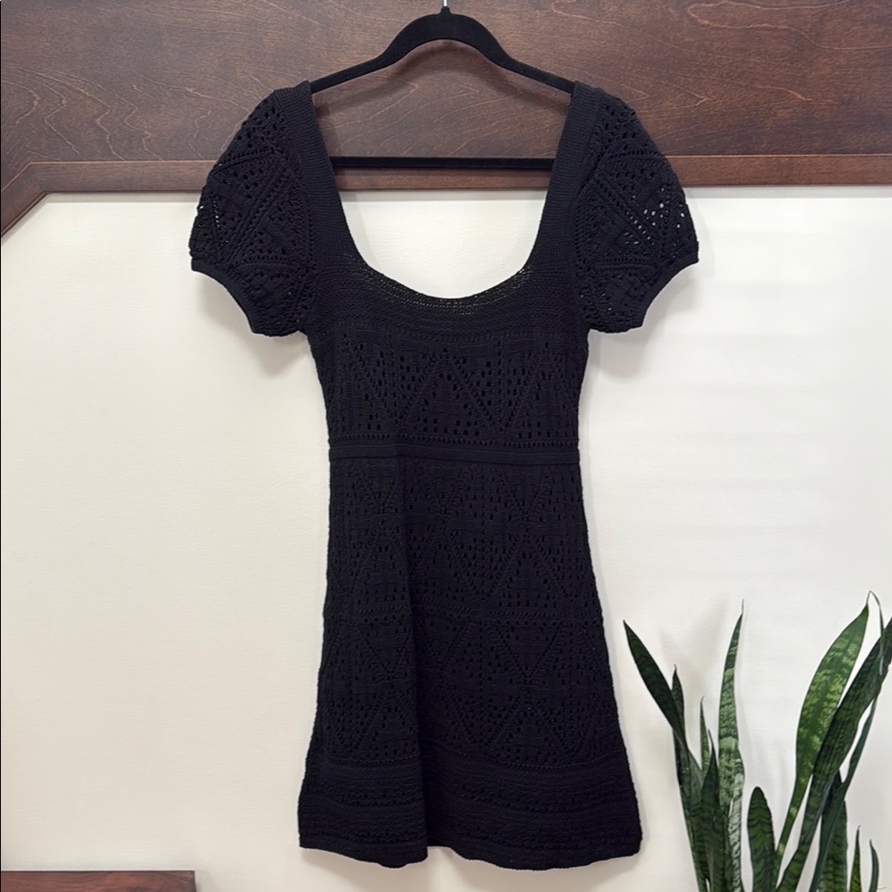 Zara Crochet Knit Dress worn once